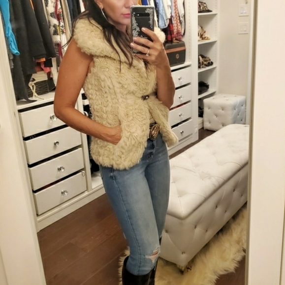 Armani exchange faux sheep fur vest - PRICE DROP! - Picture 6 of 6